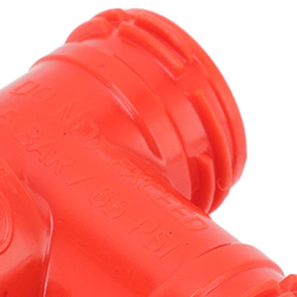 Beer Barrel Tee Adapter Plastic Carbonation Cap Tee Fitting Adapter Oxygen Free Brewing Soda PET Bottles V1294-YM3113220223011-0421