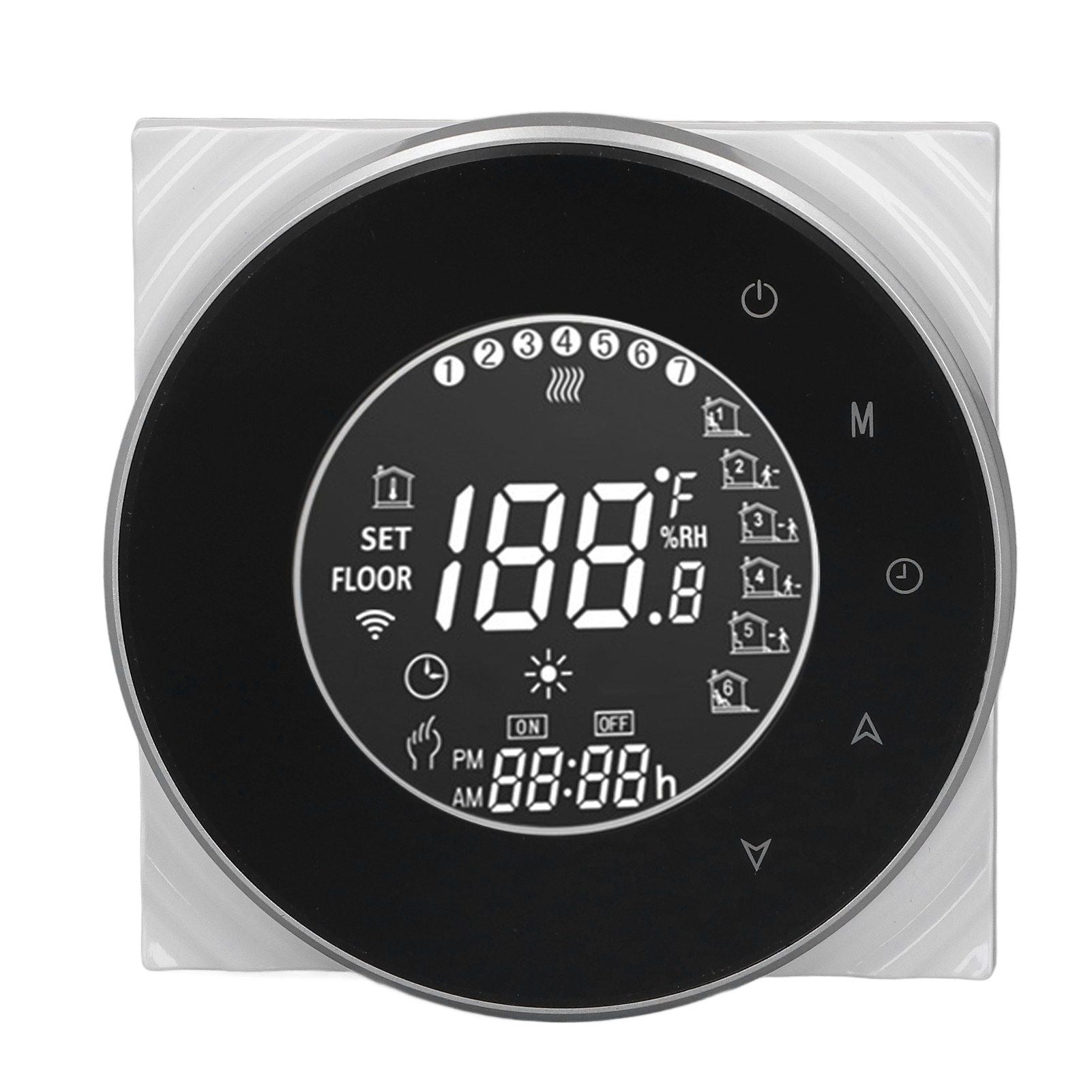 Smart Floor Heat Thermostat Voice Phone Control LCD Touch Screen WiFi Thermostat for Electric Heating Systems V1294-YM3113220223511-0421