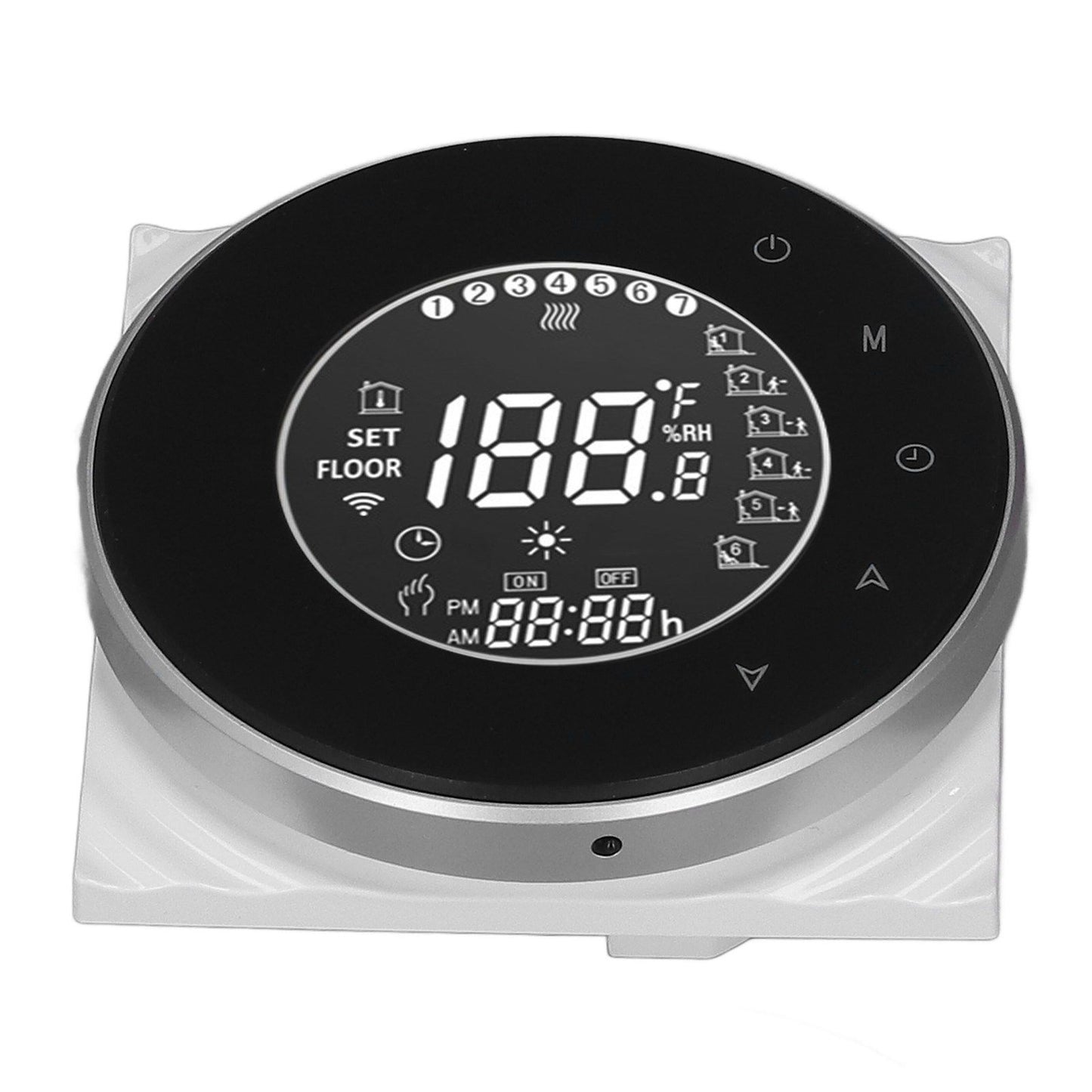 Smart Floor Heat Thermostat Voice Phone Control LCD Touch Screen WiFi Thermostat for Electric Heating Systems V1294-YM3113220223511-0421