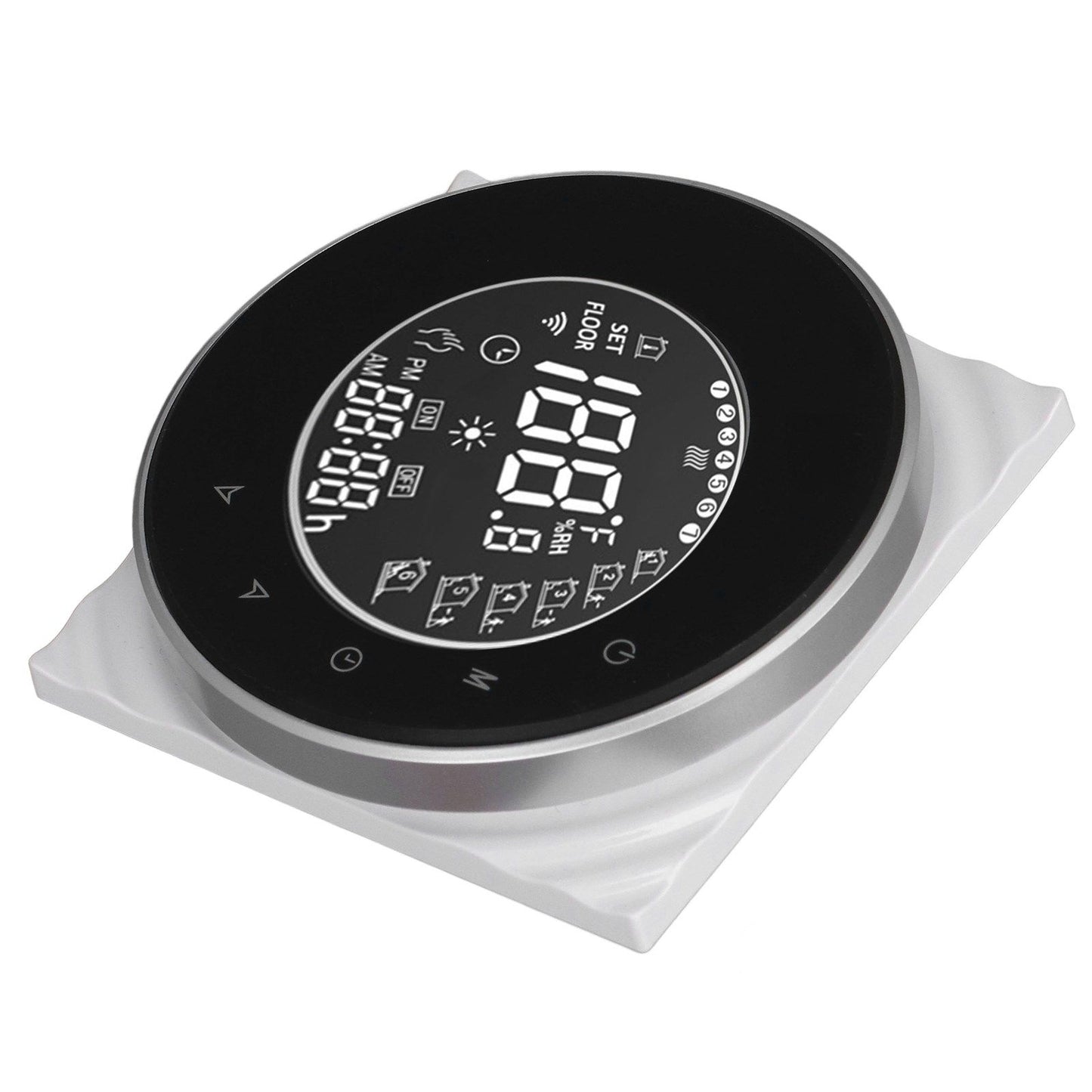 Smart Floor Heat Thermostat Voice Phone Control LCD Touch Screen WiFi Thermostat for Electric Heating Systems V1294-YM3113220223511-0421