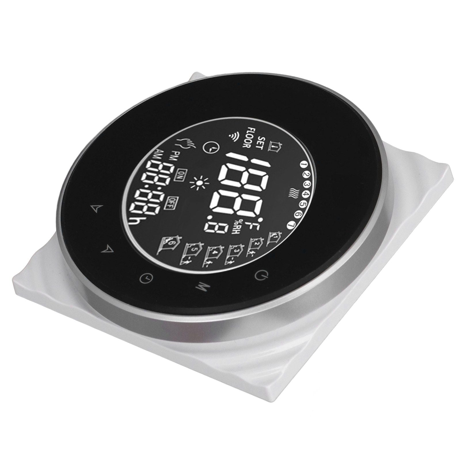 Smart Floor Heat Thermostat Voice Phone Control LCD Touch Screen WiFi Thermostat for Electric Heating Systems V1294-YM3113220223511-0421