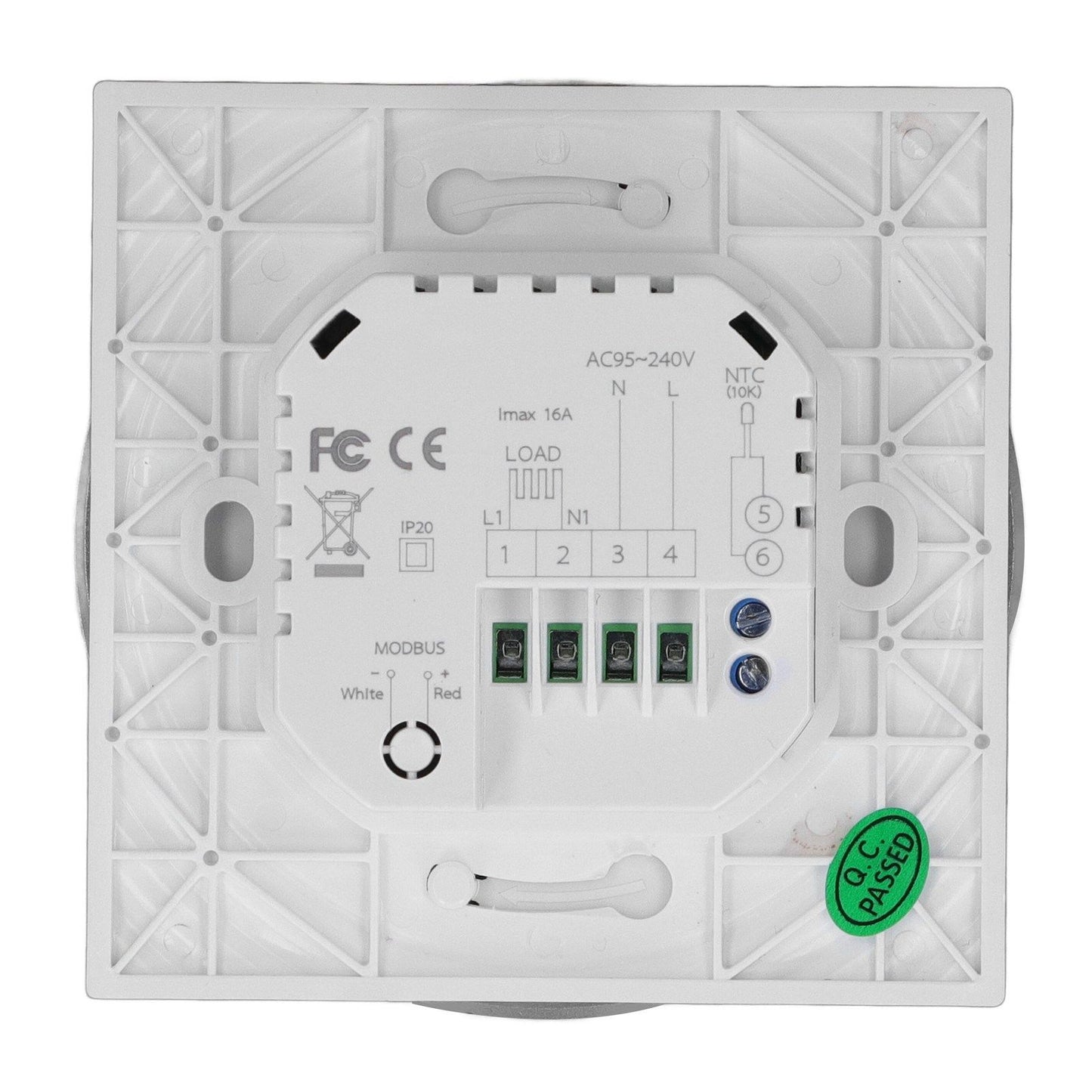 Smart Floor Heat Thermostat Voice Phone Control LCD Touch Screen WiFi Thermostat for Electric Heating Systems V1294-YM3113220223511-0421