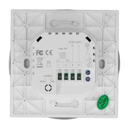 Smart Floor Heat Thermostat Voice Phone Control LCD Touch Screen WiFi Thermostat for Electric Heating Systems V1294-YM3113220223511-0421