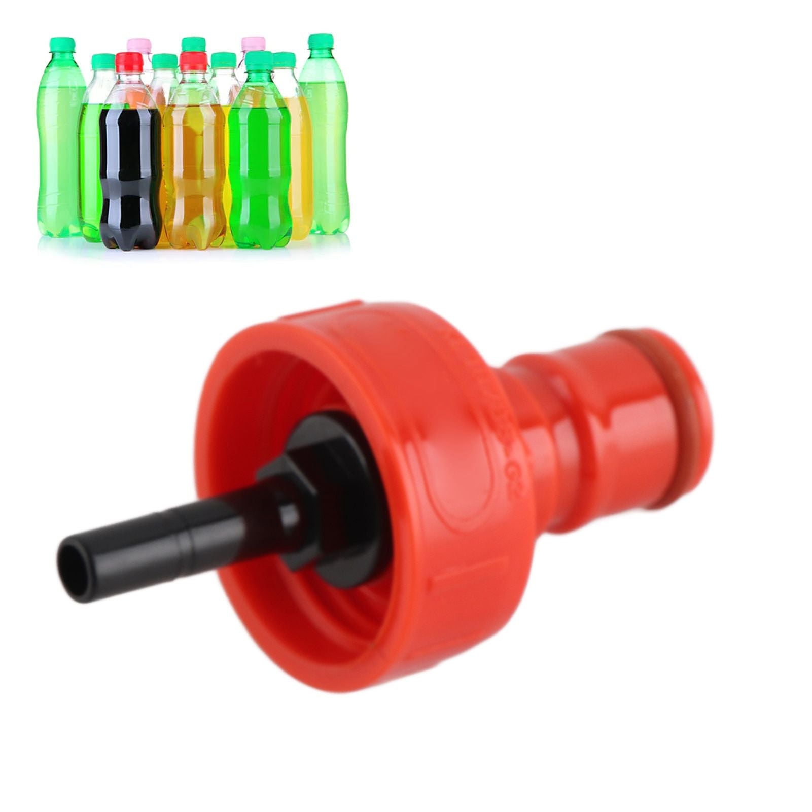 G1/4 Carbonation Cap Ball Lock Type Robust Lightweight ABS Carbonation PET Soda Bottle Filling V1294-YM3113220223711-0421