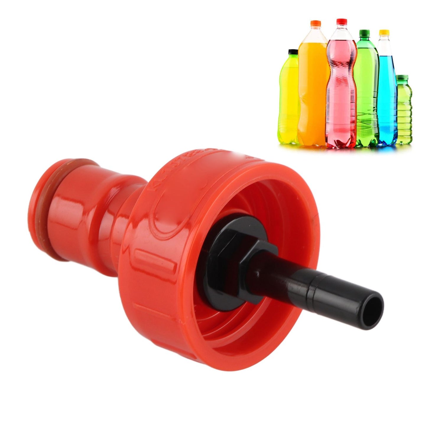 G1/4 Carbonation Cap Ball Lock Type Robust Lightweight ABS Carbonation PET Soda Bottle Filling V1294-YM3113220223711-0421