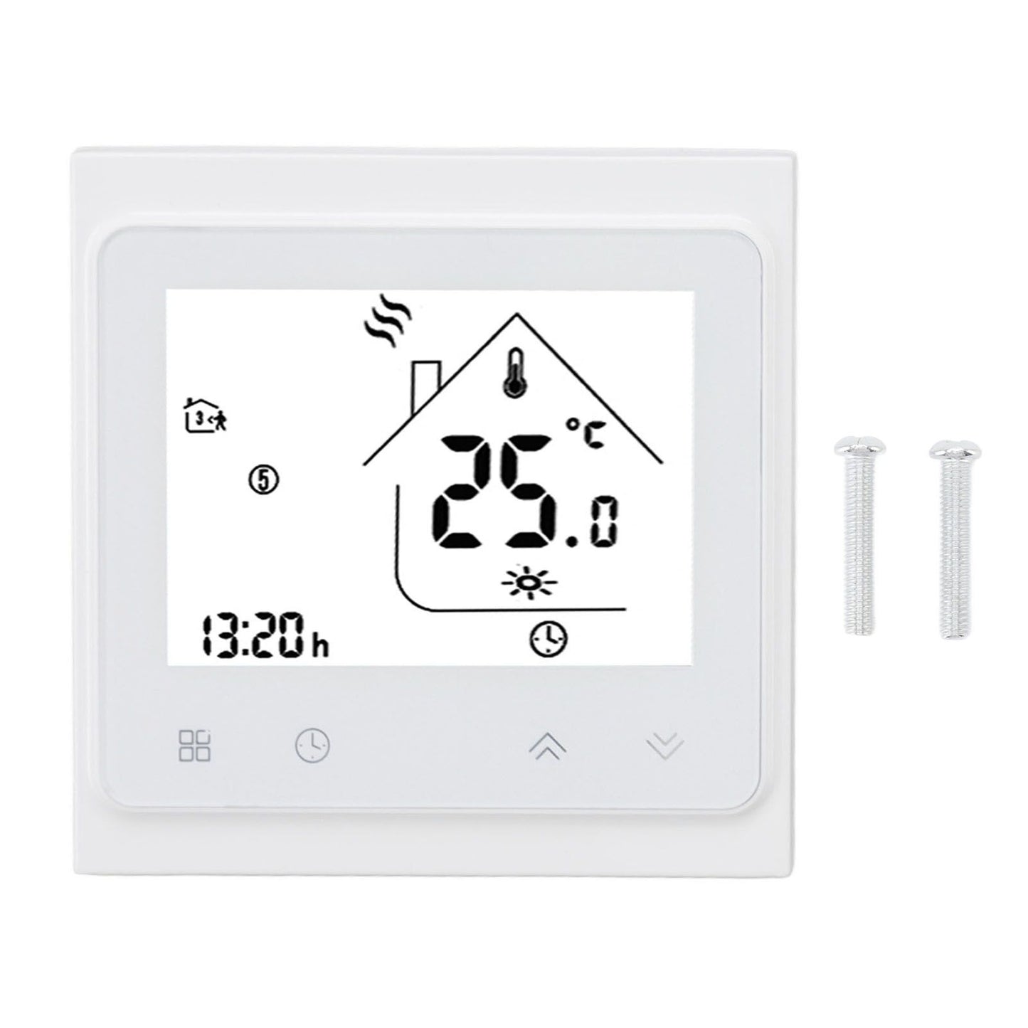 BHT 002GC Boiler Heating Programmable Thermostat Digital Touch Screen Thermostat with Large LCD Display V1294-YM3113220223911-0421