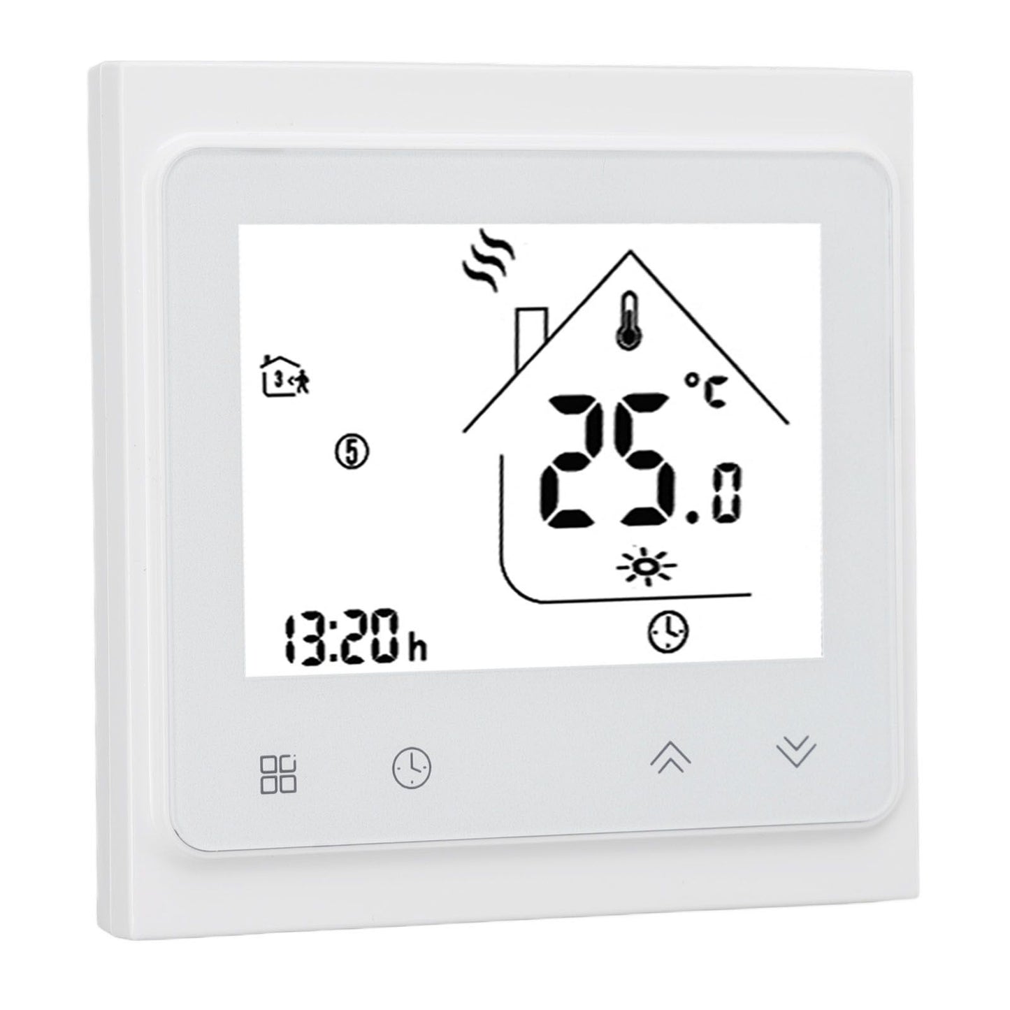 BHT 002GC Boiler Heating Programmable Thermostat Digital Touch Screen Thermostat with Large LCD Display V1294-YM3113220223911-0421