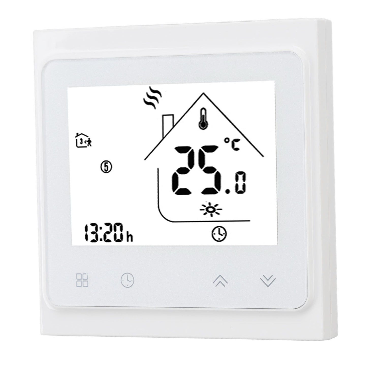 BHT 002GC Boiler Heating Programmable Thermostat Digital Touch Screen Thermostat with Large LCD Display V1294-YM3113220223911-0421