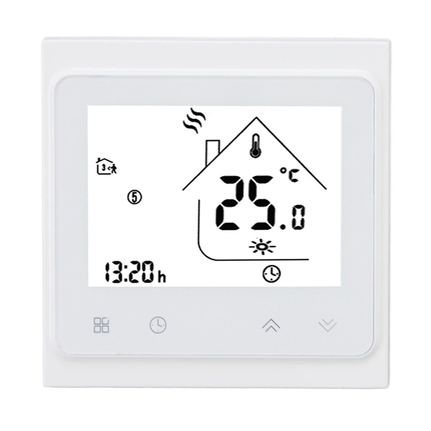 BHT 002GC Boiler Heating Programmable Thermostat Digital Touch Screen Thermostat with Large LCD Display V1294-YM3113220223911-0421
