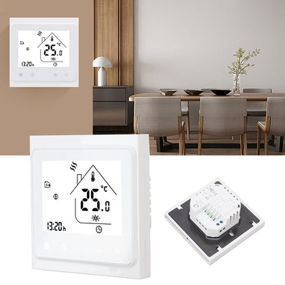 BHT 002GC Boiler Heating Programmable Thermostat Digital Touch Screen Thermostat with Large LCD Display V1294-YM3113220223911-0421
