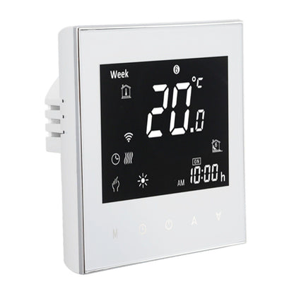 Smart Boiler Heating Thermostat WIFI APP Voice Control LCD Touch Screen Programmable White 95-240V V1294-YM3113220224011-0421