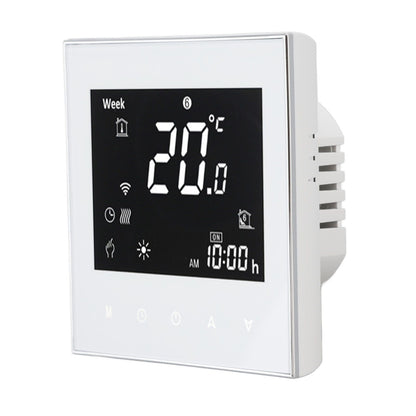 Smart Boiler Heating Thermostat WIFI APP Voice Control LCD Touch Screen Programmable White 95-240V V1294-YM3113220224011-0421