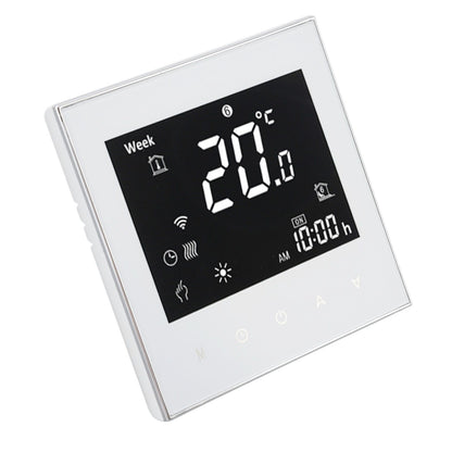 Smart Boiler Heating Thermostat WIFI APP Voice Control LCD Touch Screen Programmable White 95-240V V1294-YM3113220224011-0421