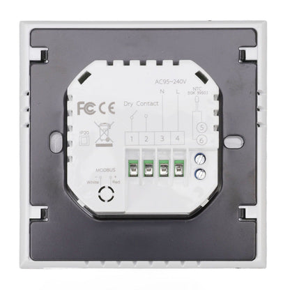 Smart Boiler Heating Thermostat WIFI APP Voice Control LCD Touch Screen Programmable White 95-240V V1294-YM3113220224011-0421