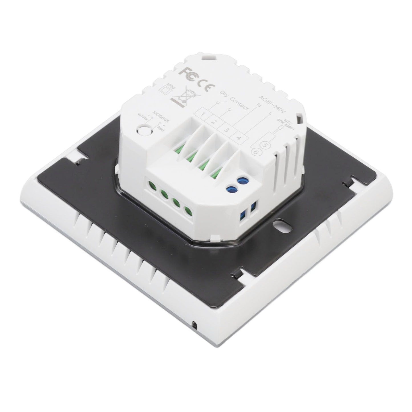 Smart Boiler Heating Thermostat WIFI APP Voice Control LCD Touch Screen Programmable White 95-240V V1294-YM3113220224011-0421