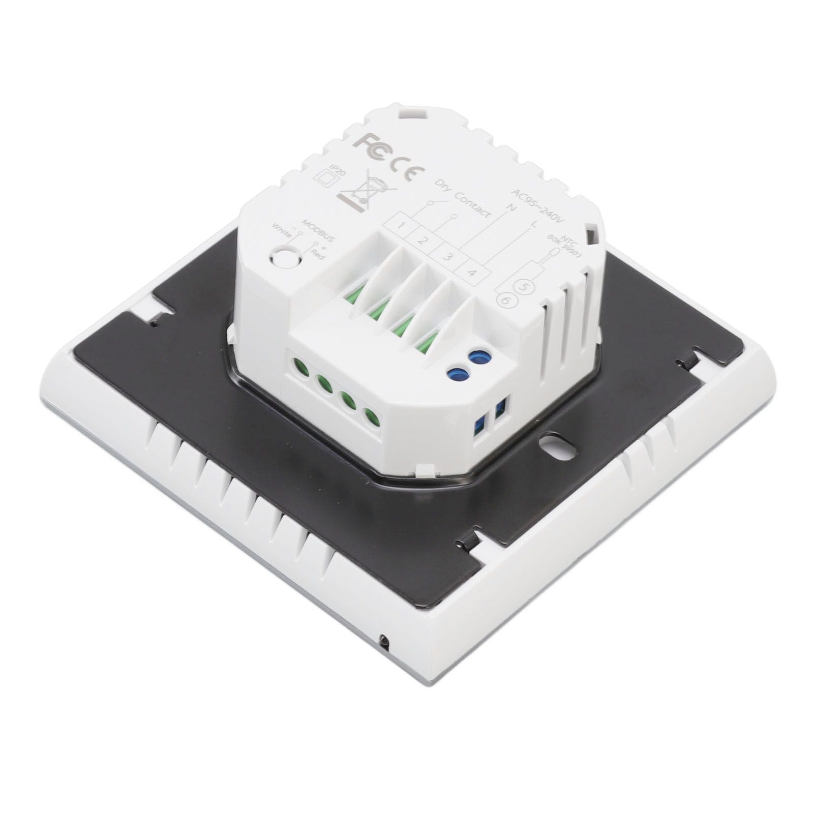 Smart Boiler Heating Thermostat WIFI APP Voice Control LCD Touch Screen Programmable White 95-240V V1294-YM3113220224011-0421