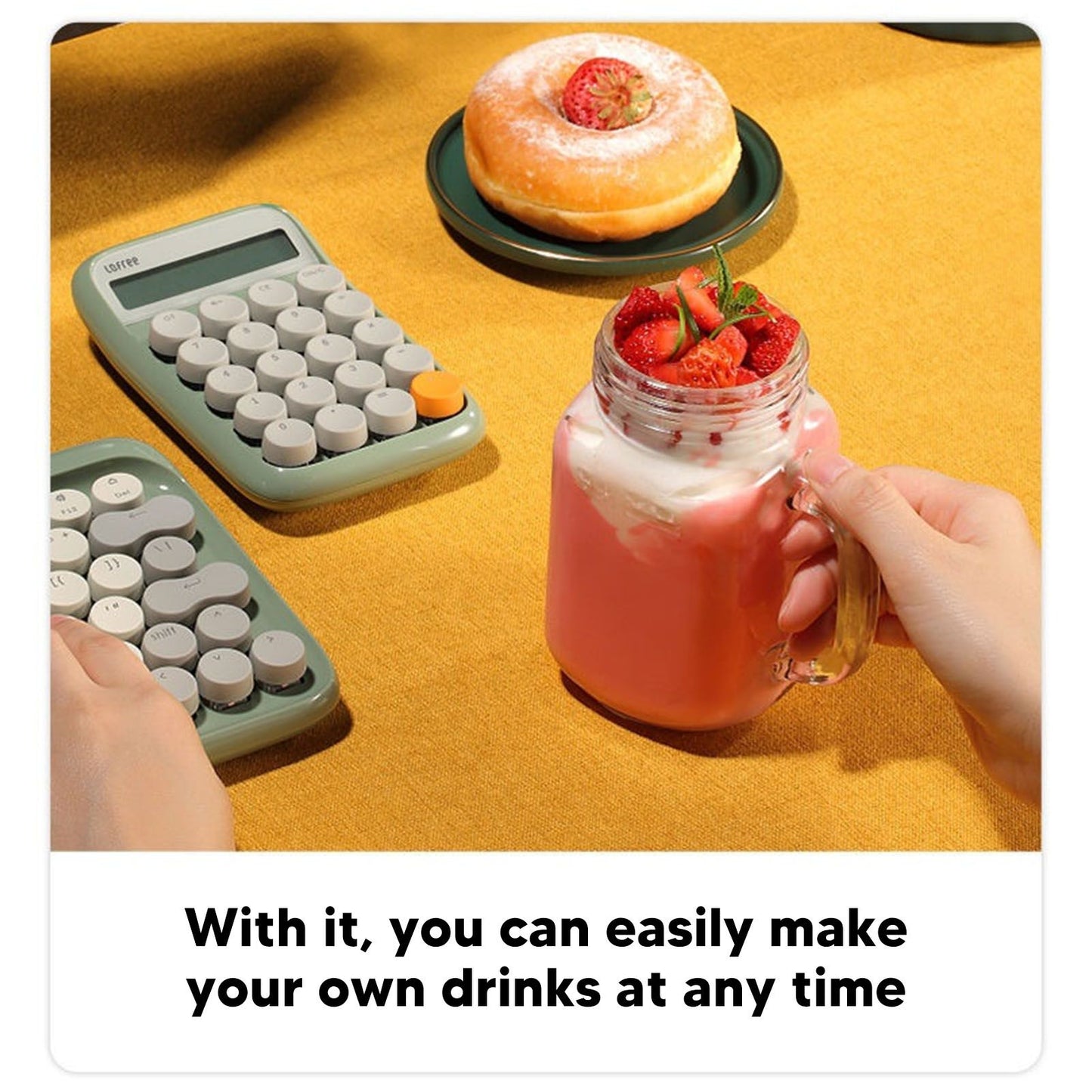 Mini Portable Blender 6 Blades High Speed 300ml USB Charging Juicer Cup for Travel V1294-YM3113220225811-0421