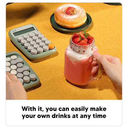 Mini Portable Blender 6 Blades High Speed 300ml USB Charging Juicer Cup for Travel V1294-YM3113220225811-0421