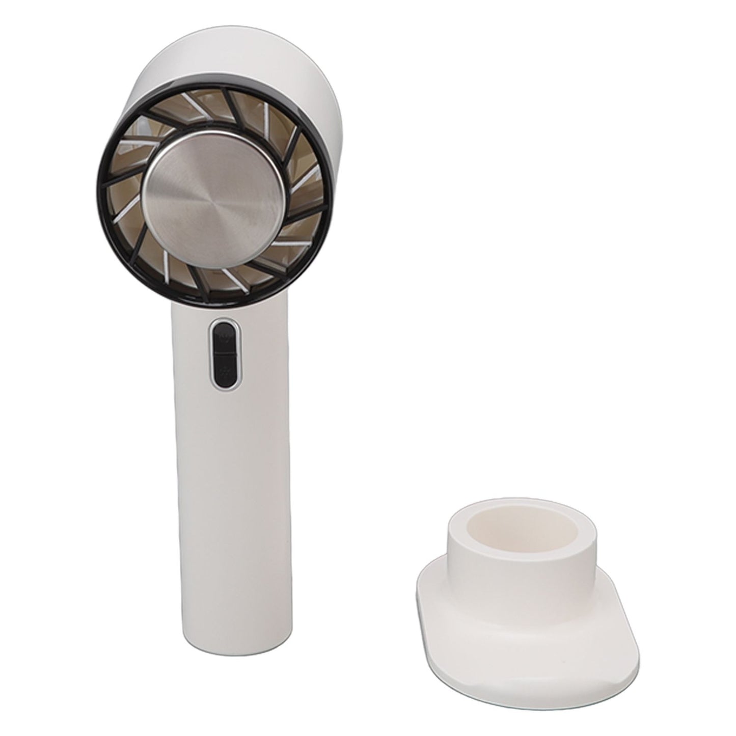 Hand Held Cooling Fan Portable USB Rechargeable Small Pocket Fan for Office Traveling White V1294-YM3113220229911-0421