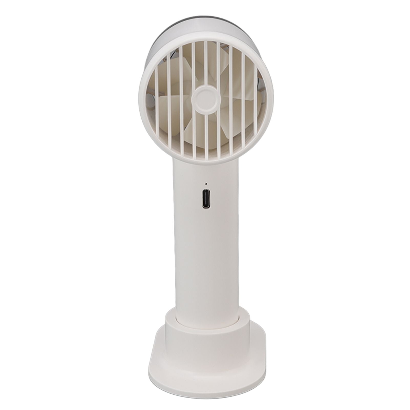Hand Held Cooling Fan Portable USB Rechargeable Small Pocket Fan for Office Traveling White V1294-YM3113220229911-0421