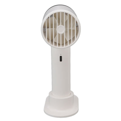 Hand Held Cooling Fan Portable USB Rechargeable Small Pocket Fan for Office Traveling White V1294-YM3113220229911-0421
