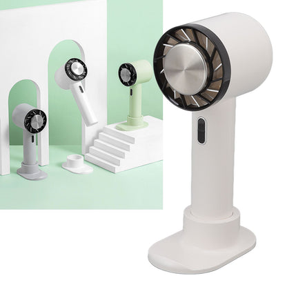 Hand Held Cooling Fan Portable USB Rechargeable Small Pocket Fan for Office Traveling White V1294-YM3113220229911-0421