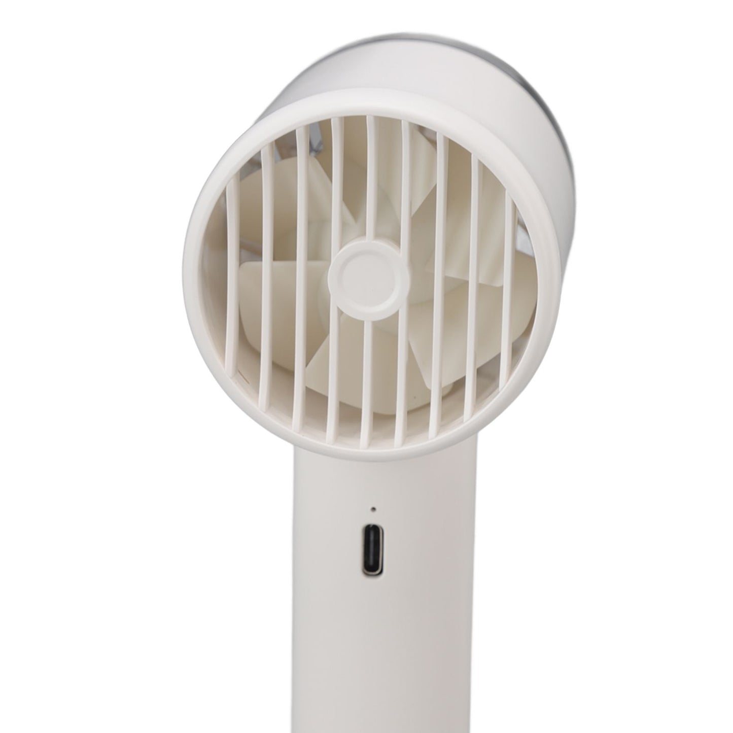 Hand Held Cooling Fan Portable USB Rechargeable Small Pocket Fan for Office Traveling White V1294-YM3113220229911-0421