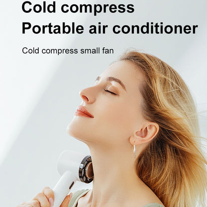 Hand Held Cooling Fan Portable USB Rechargeable Small Pocket Fan for Office Traveling White V1294-YM3113220229911-0421