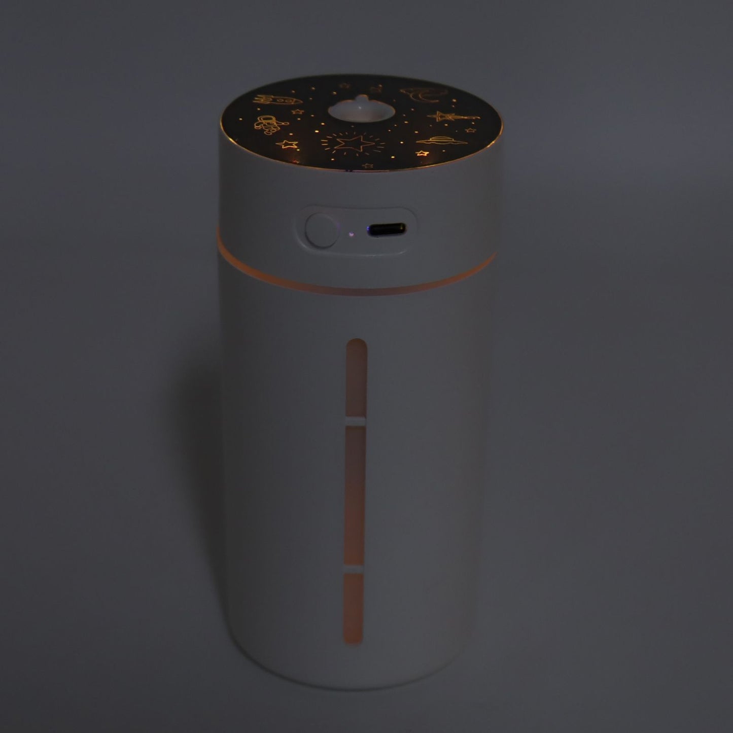 Mini Humidifier 250ml USB Charge Projector Light Cool Visible Water Level Desk Humidifier for Bedroom Office V1294-YM3113220230311-0421