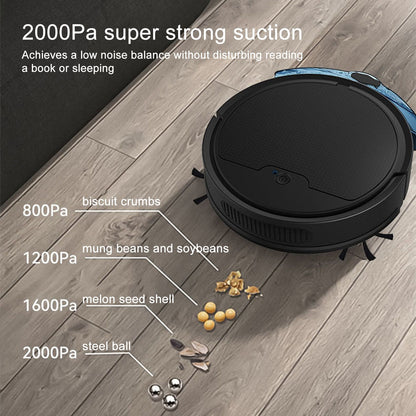 3 in 1 Robot Vacuum Cleaner Smart APP Remote Control 2000Pa Strong Suction USB Charging Sweeping Robot for V1294-YM3113220231313-0421