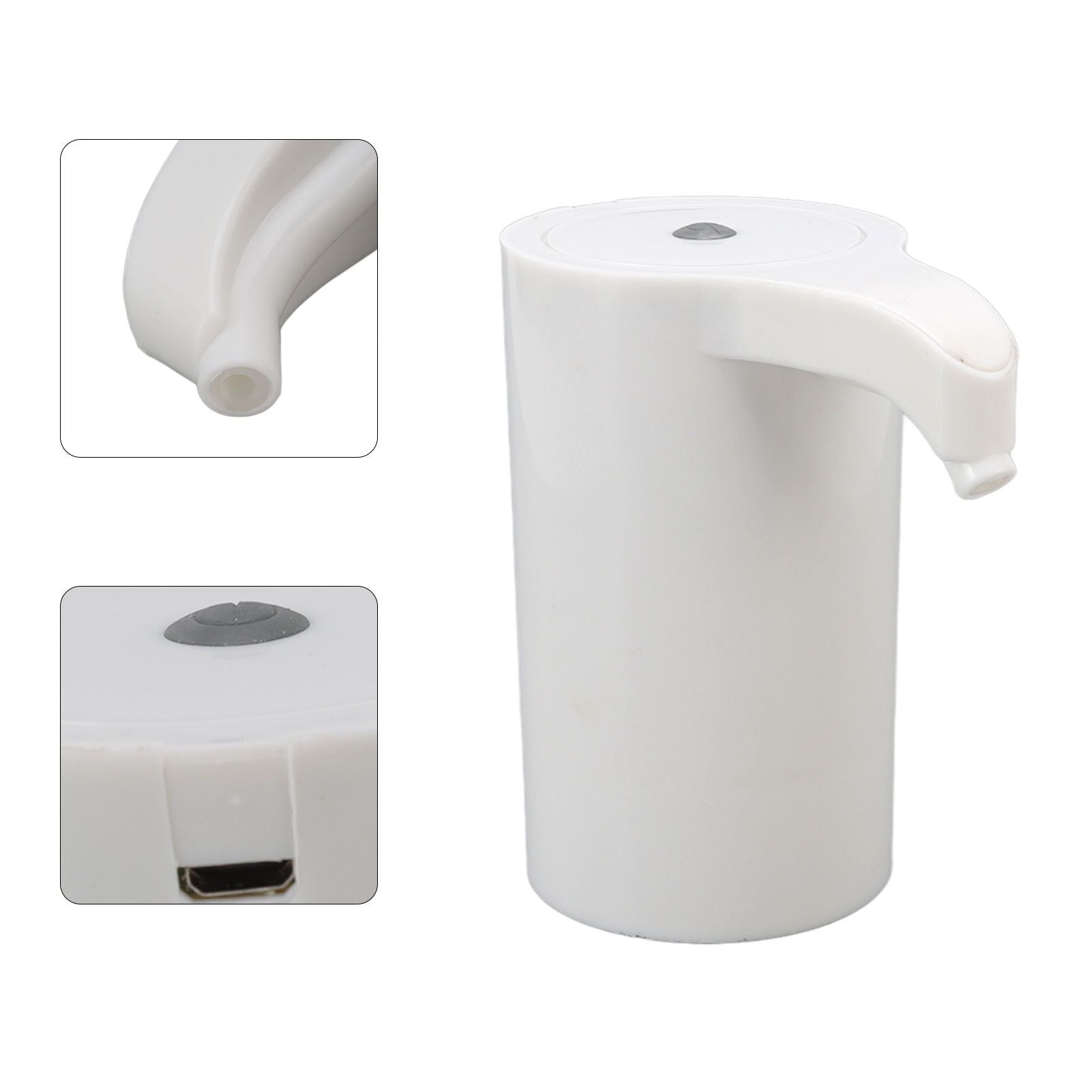 Electric Water Dispenser ABS USB Charging Automatic Bottled Water Dispenser with Hose for Home V1294-YM3113220232511-0421