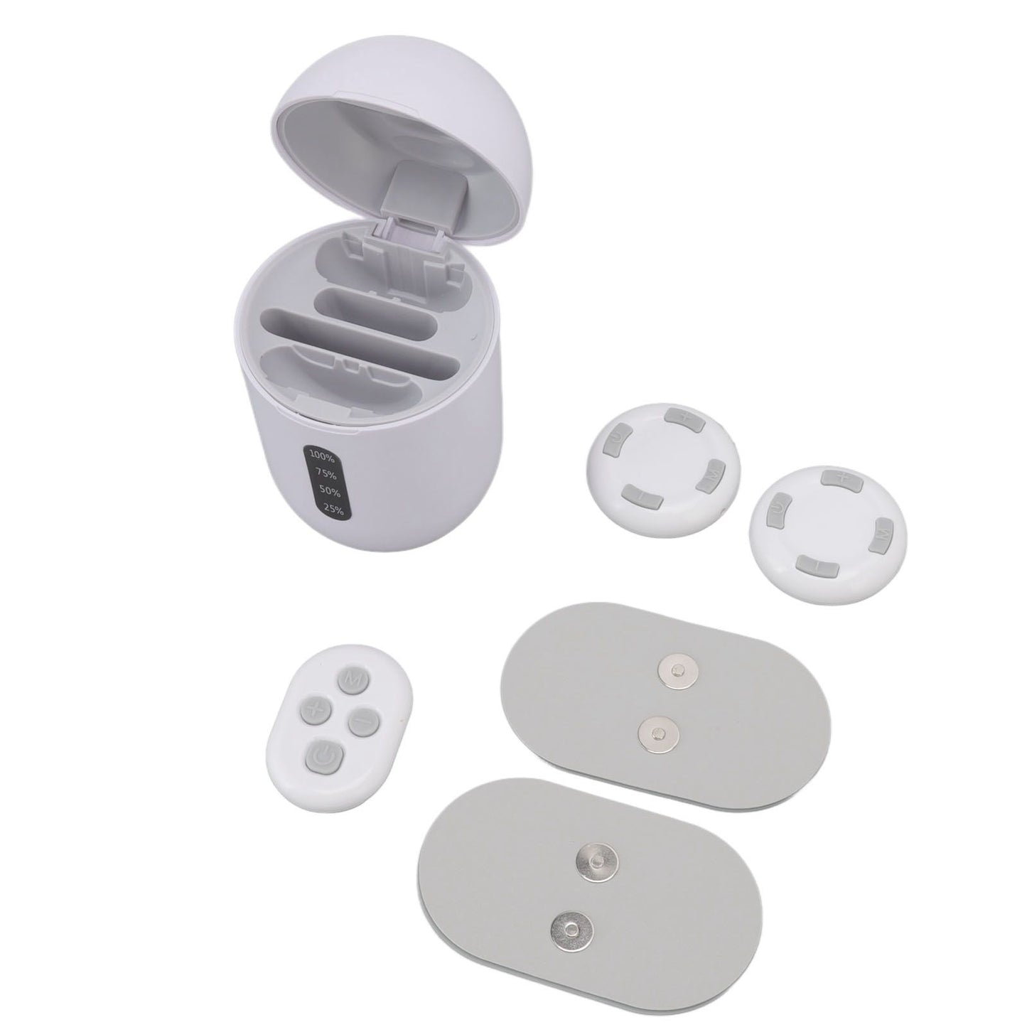 Electric Massage Stickers Wireless Mini Massager Smart Full Body Relax Muscle Therapy Massager V1294-YM3113220232911-0421