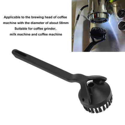 Coffee Machine Brewing Head Brush ABS Detachable Round Coffee Grinder Cleaning Brush for 58mm Diameter Head V1294-YM3113220233411-0421