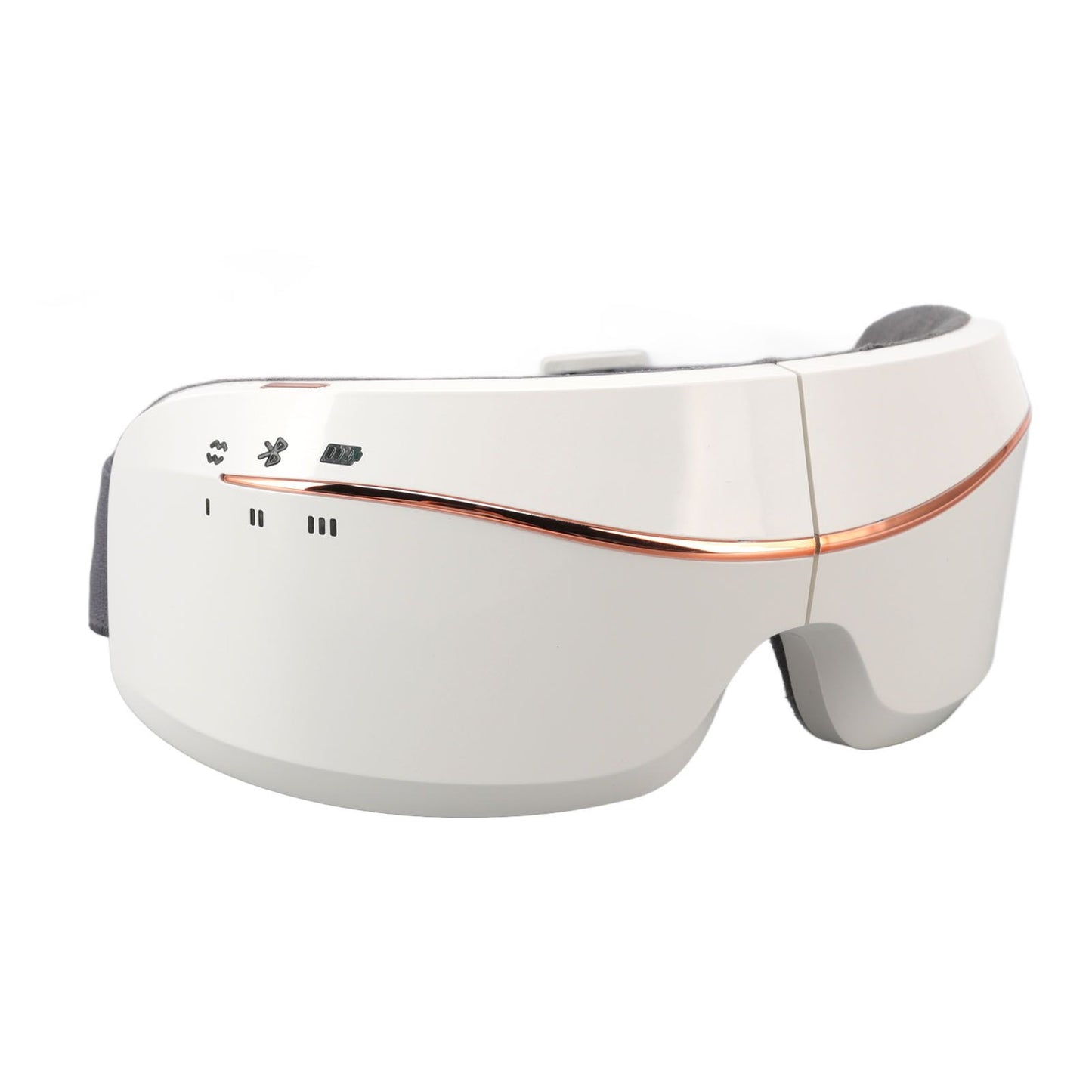 Eye Massager Smart Bluetooth Heating Vibration USB Charging Eye Massage Machine for Home Dorm White V1294-YM3113220235811-0421