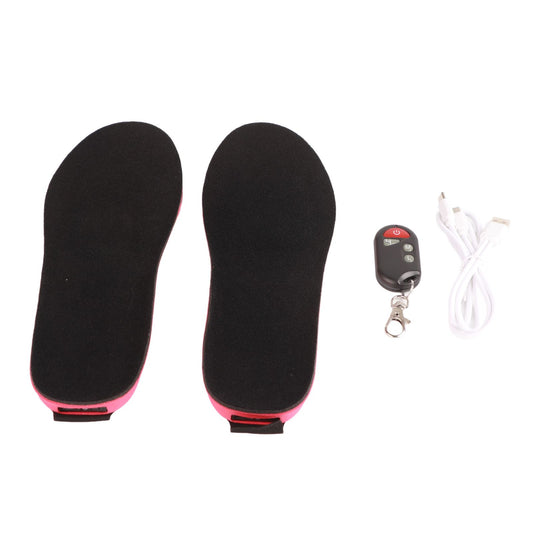 Heated Insoles DIY Cuttable Smart Remote Control USB Rechargeable Electric Heating Insoles for Men Women V1294-YM3113220238311-0421