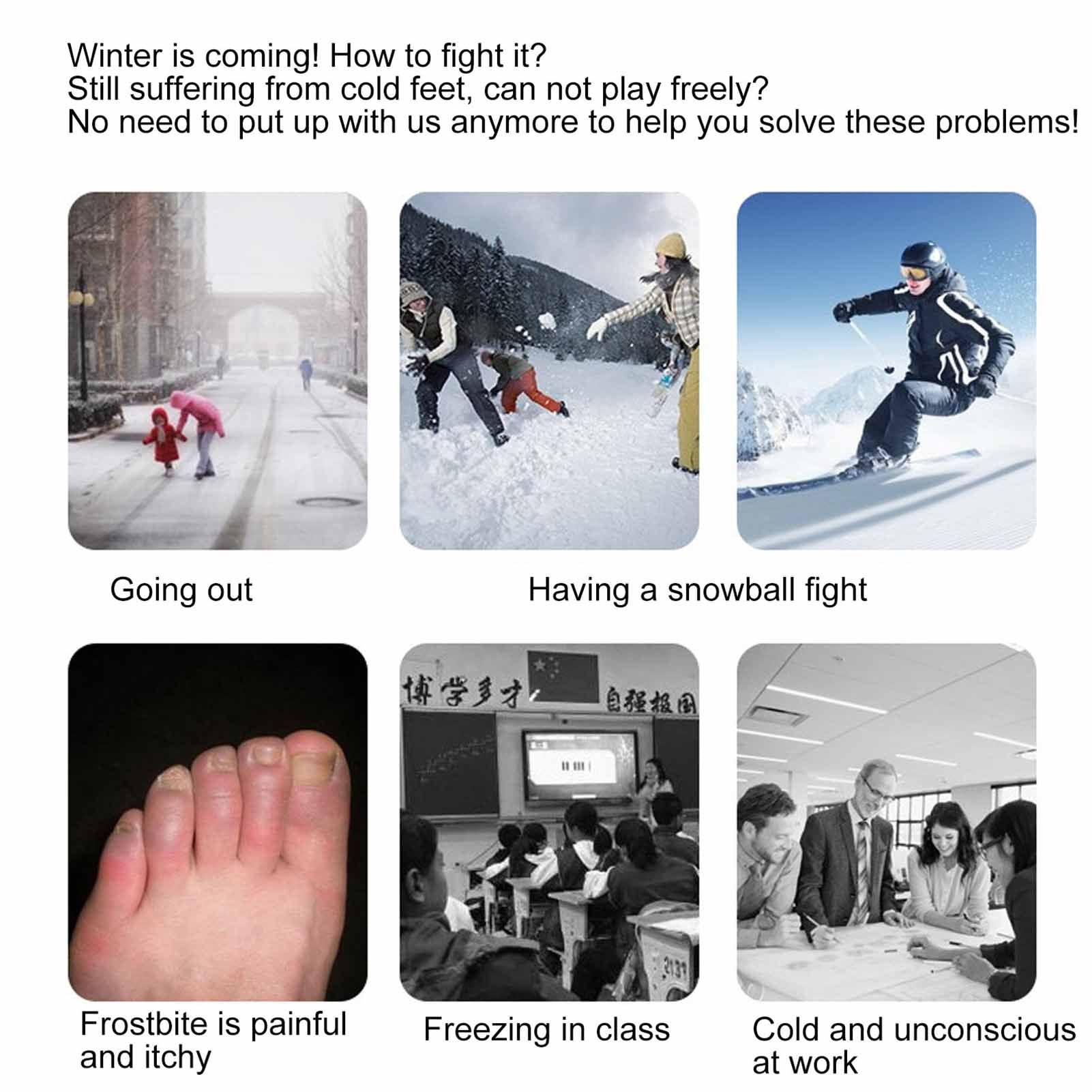 Heated Insoles DIY Cuttable Smart Remote Control USB Rechargeable Electric Heating Insoles for Men Women V1294-YM3113220238312-0421