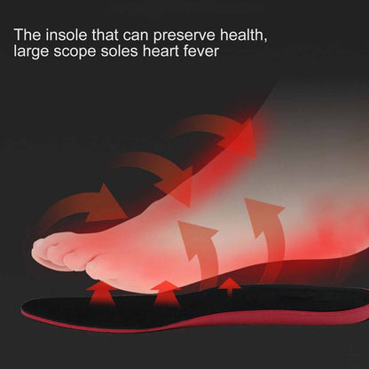 Heated Insoles DIY Cuttable Smart Remote Control USB Rechargeable Electric Heating Insoles for Men Women V1294-YM3113220238312-0421