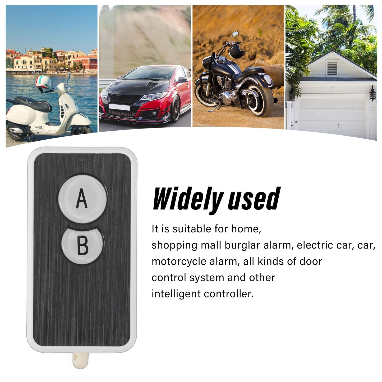 315Mhz 6V Remote Control Switch 2 Key Wireless RF Switch for Electric Car Anti Theft Automatic Door V1294-YM3113220238611-0421