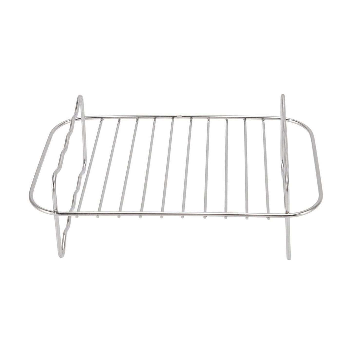 Fryer Rack Stainless Steel Rectangle Double Layer Fryer Accessory for NINJA FOOD 8QT Dual Basket Fryer V1294-YM3113220239011-0421