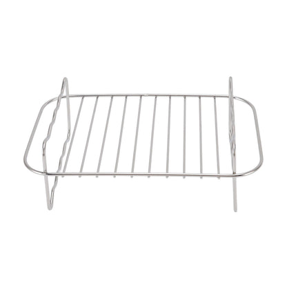 Fryer Rack Stainless Steel Rectangle Double Layer Fryer Accessory for NINJA FOOD 8QT Dual Basket Fryer V1294-YM3113220239011-0421