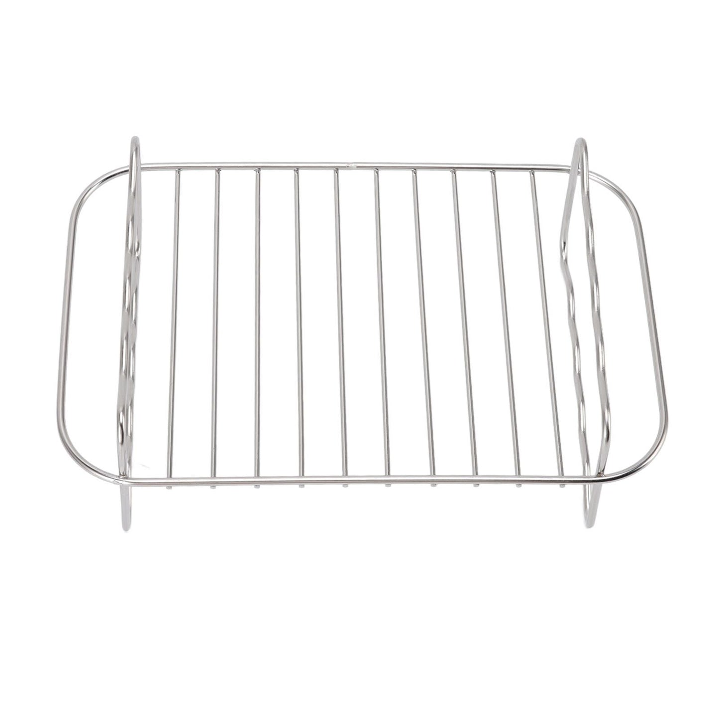 Fryer Rack Stainless Steel Rectangle Double Layer Fryer Accessory for NINJA FOOD 8QT Dual Basket Fryer V1294-YM3113220239011-0421