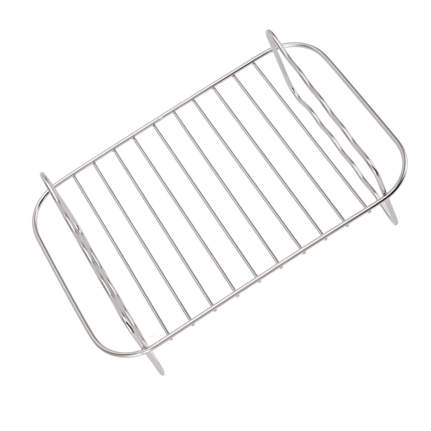 Fryer Rack Stainless Steel Rectangle Double Layer Fryer Accessory for NINJA FOOD 8QT Dual Basket Fryer V1294-YM3113220239011-0421