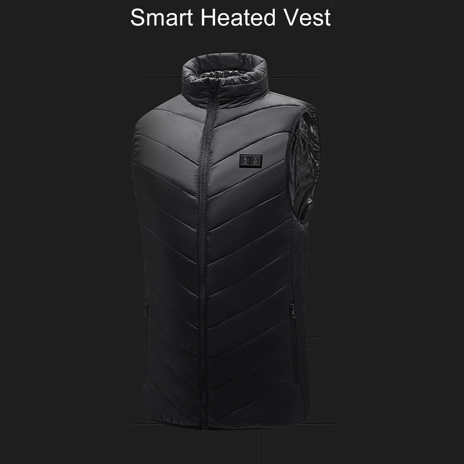 Smart Heated Vest USB Powered 3 Level Temperature Control Intelligent Electric Heating Vest 5V XL V1294-YM3113220240911-0421