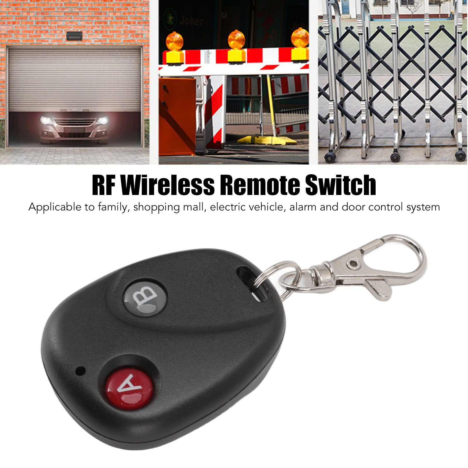 Wireless Remote Control 433Mhz Learning Coding Chip 10MA 12V ABS RF Wireless Remote Switch for Automobile Door V1294-YM3113220241411-0421