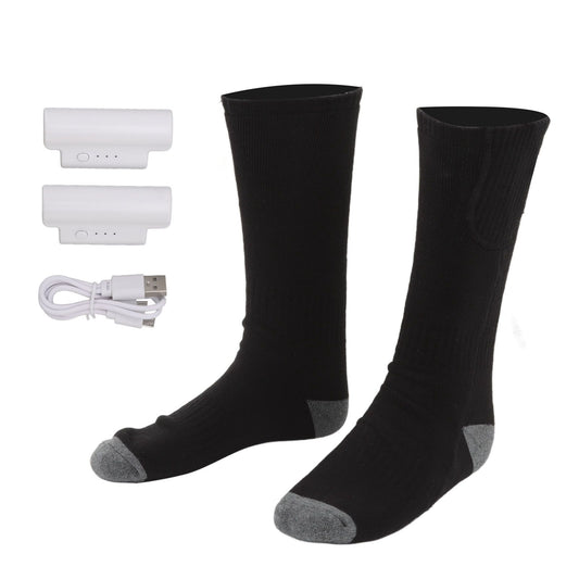 Smart Heating Socks Foot Thermal Electric Heated Stockings Winter Cold Resistant Electric Socks Black V1294-YM3113220242111-0421