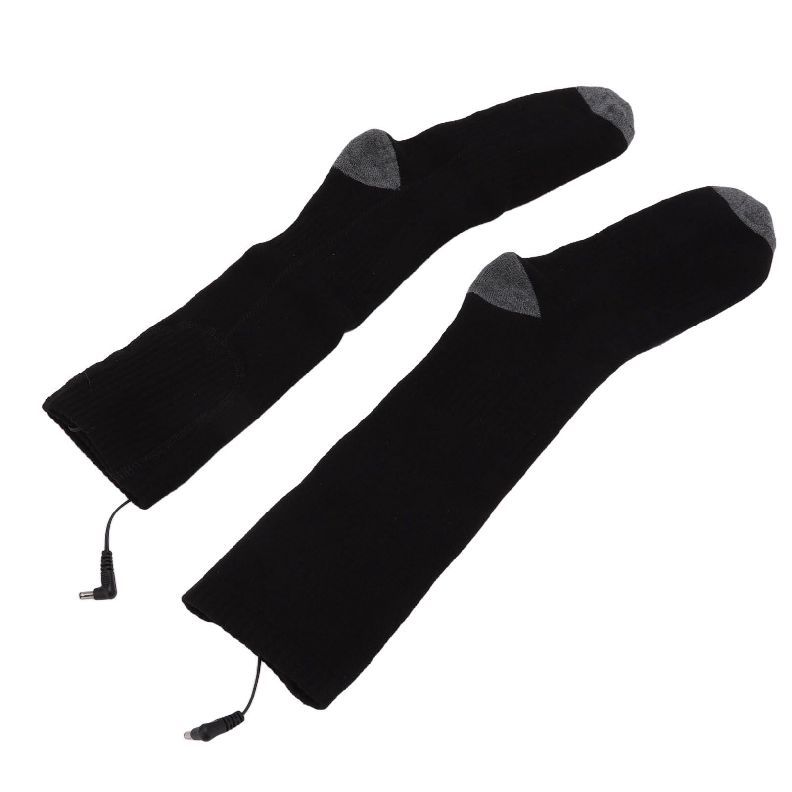 Smart Heating Socks Foot Thermal Electric Heated Stockings Winter Cold Resistant Electric Socks Black V1294-YM3113220242111-0421