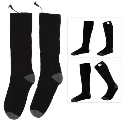 Smart Heating Socks Foot Thermal Electric Heated Stockings Winter Cold Resistant Electric Socks Black V1294-YM3113220242111-0421
