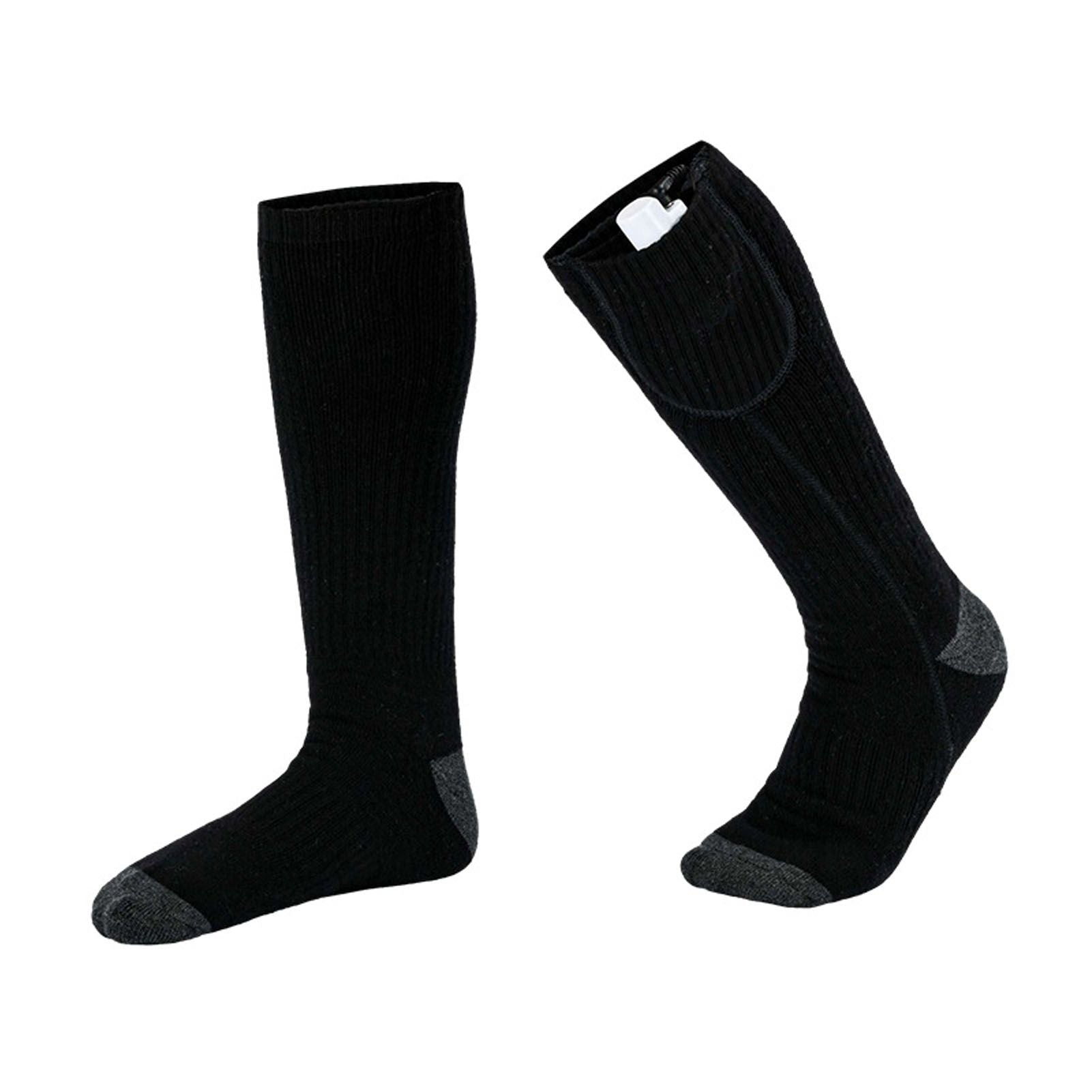 Smart Heating Socks Foot Thermal Electric Heated Stockings Winter Cold Resistant Electric Socks Black V1294-YM3113220242111-0421