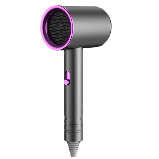 Hair Drier Mute 360 Degree Rotatable Nozzle Fast Drying ABS PP Portable Blow Dryer for Home Salon Gris avec V1294-YM3113220245912-0421