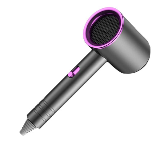 Hair Drier Mute 360 Degree Rotatable Nozzle Fast Drying ABS PP Portable Blow Dryer for Home Salon Gris avec V1294-YM3113220245912-0421